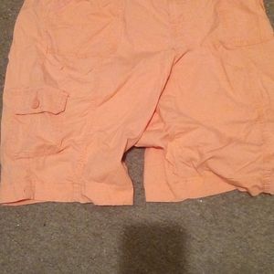 St. John's Bay orange short with pockets size 12